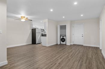 Lombardi Apartments Woodland Hills Living Room Laminate Wood Flooring